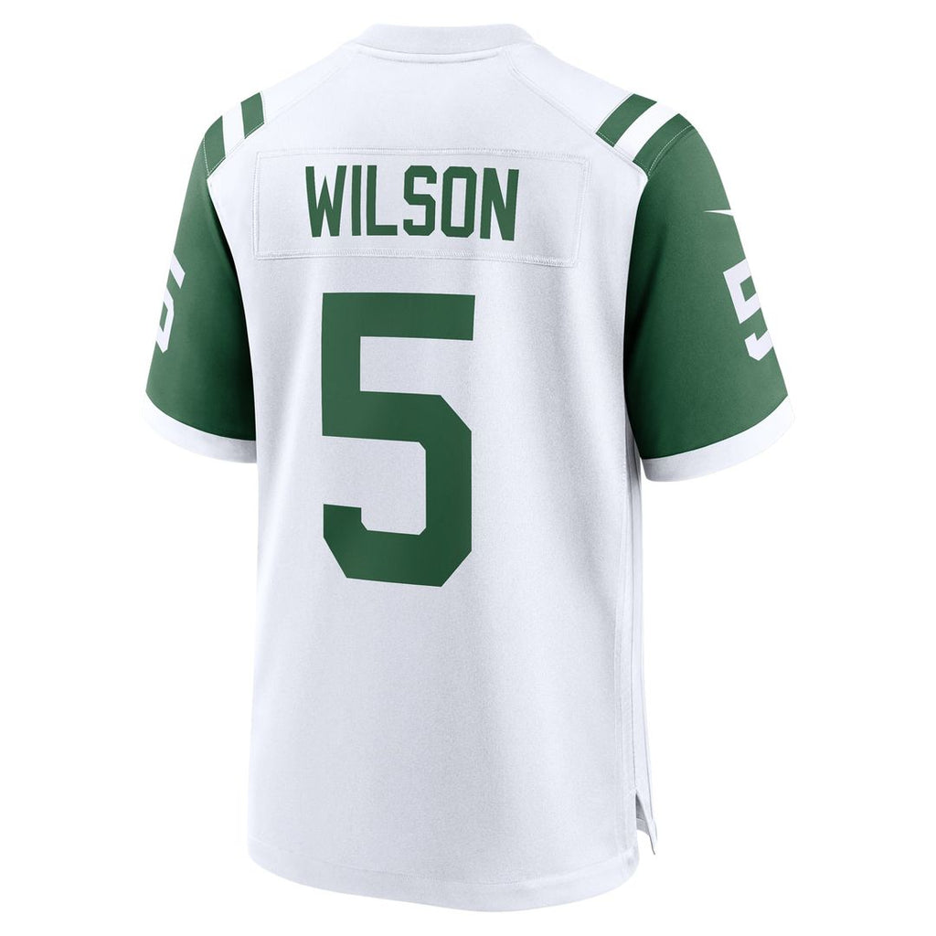 New York Jets Garrett Wilson Nike Classic Alternate Game Jersey - White