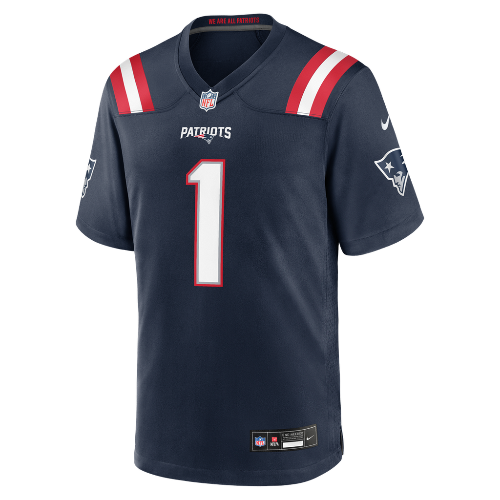 New England Patriots A.J. Brown Nike Game Jersey - Red
