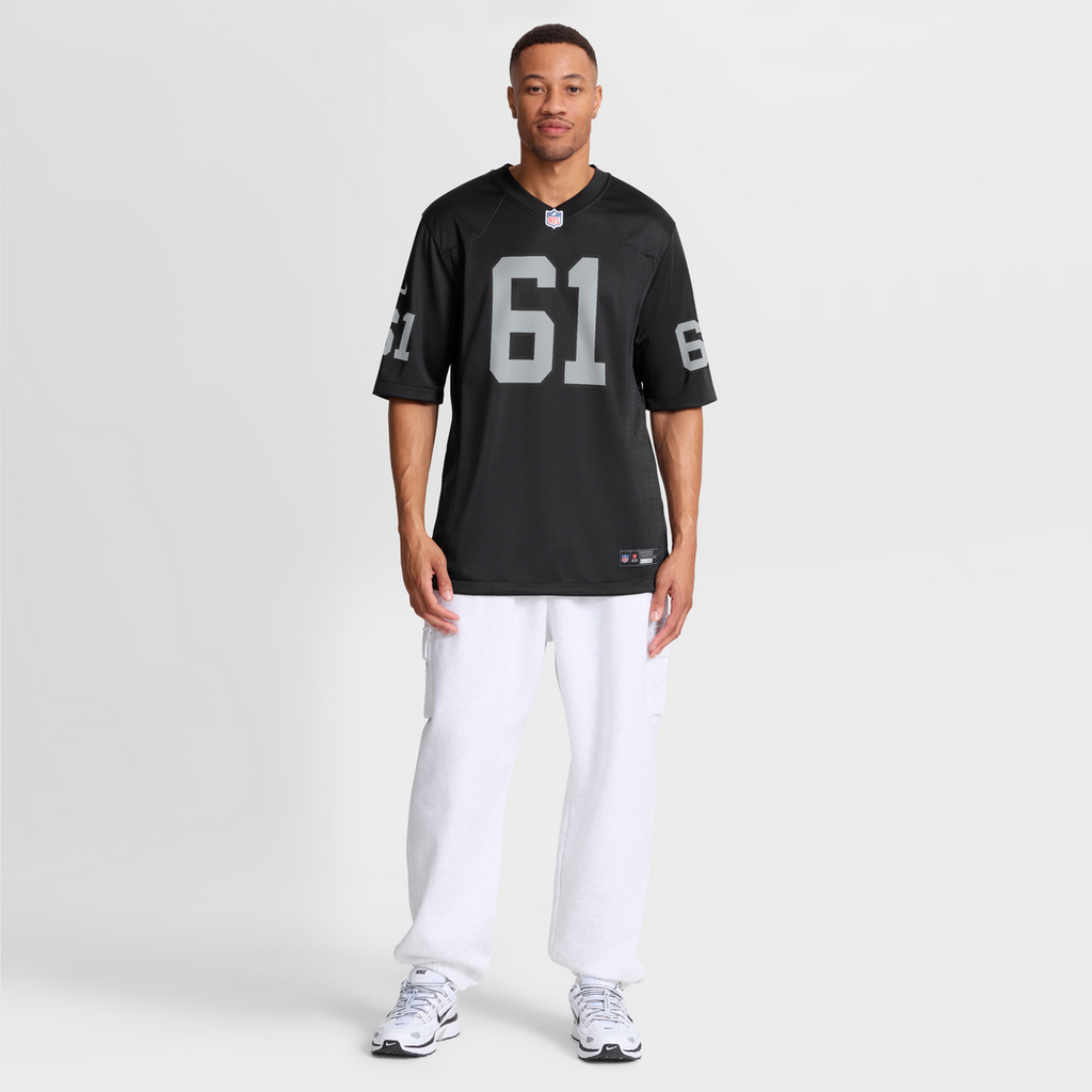 Las Vegas Raiders Jordan Meredith Nike Game Player Jersey - Black