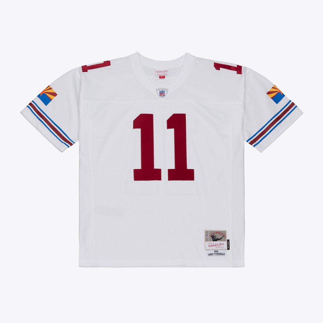 Arizona Cardinals Larry Fitzgerald Mitchell & Ness 2004 Legacy Replica Player Jersey - White