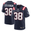 New England Patriots Rhamondre Stevenson Nike Game Jersey - Navy