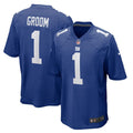 New York Giants Number 1 Groom Nike Game Jersey - Royal