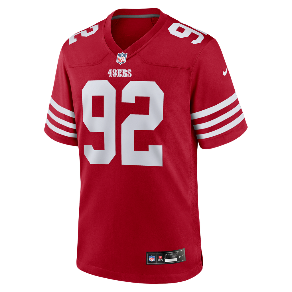 San Francisco 49ers Osa Odighizuwa Nike Team Game Jersey - Scarlet