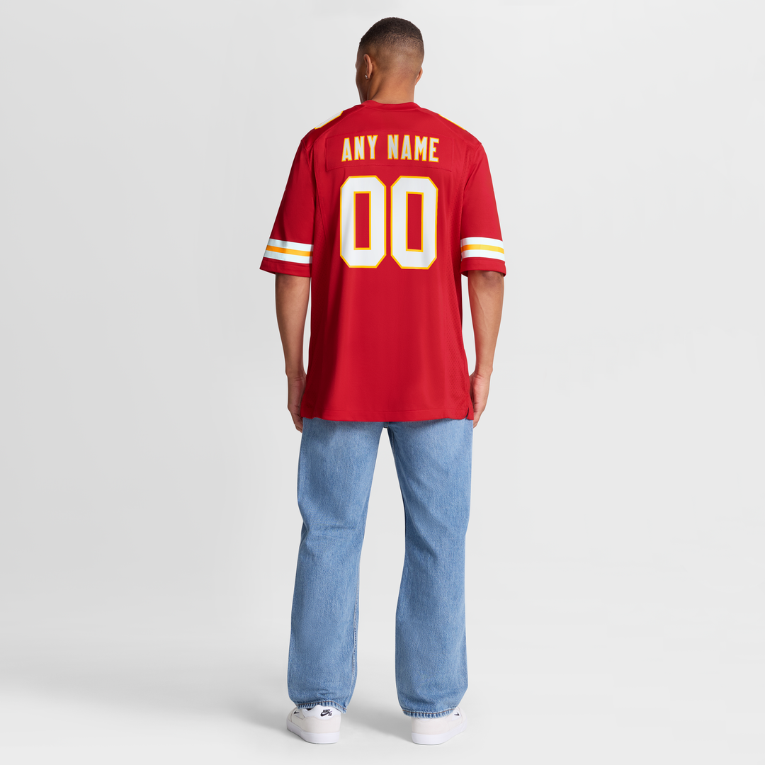 Kansas City Chiefs Nike Custom Game Jersey - Red