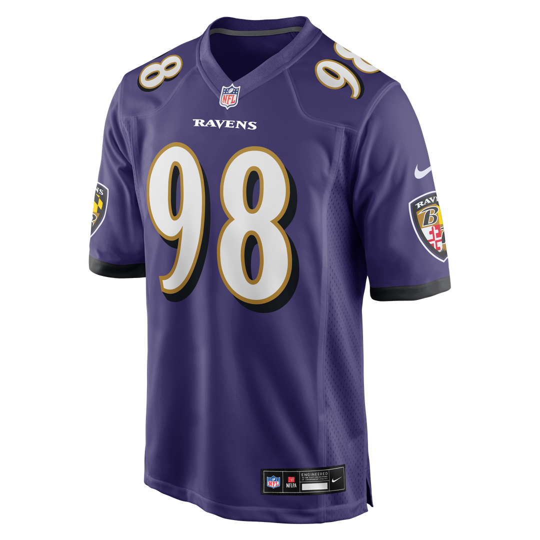 Baltimore Ravens Tony Siragusa Nike Game Retired Player Jersey - Purple