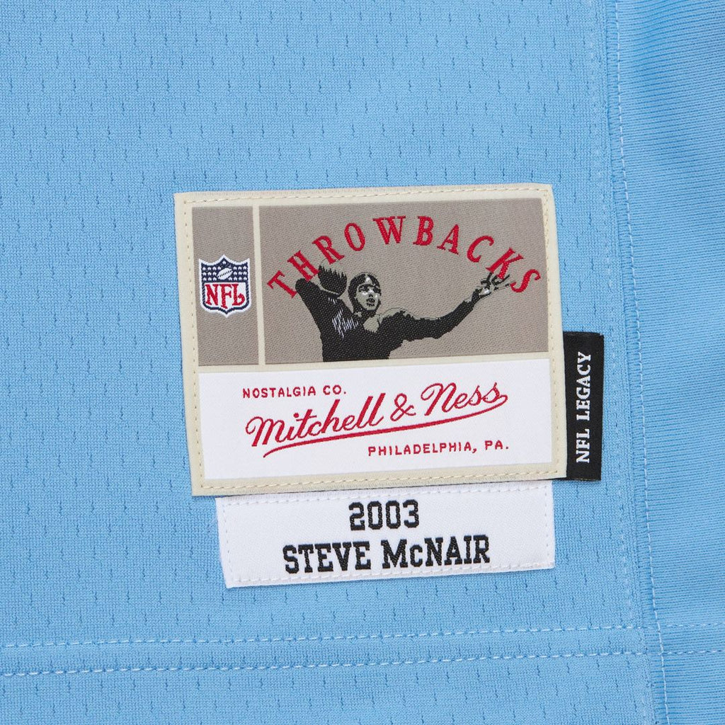 Tennessee Titans Steve McNair Mitchell & Ness 2003 Legacy Replica Jersey - Light Blue