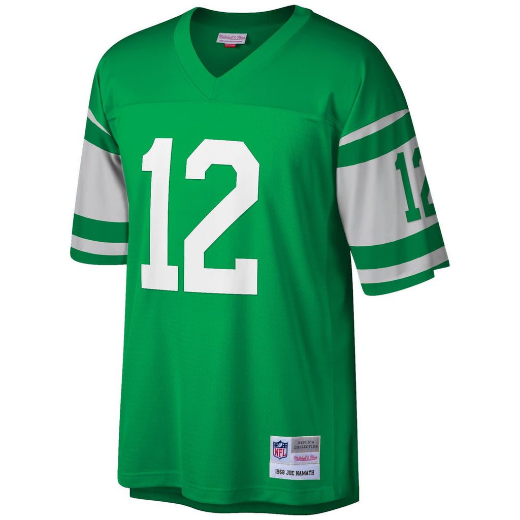 New York Jets Joe Namath Mitchell & Ness Big & Tall 1968 Retired Player Replica Jersey - Green