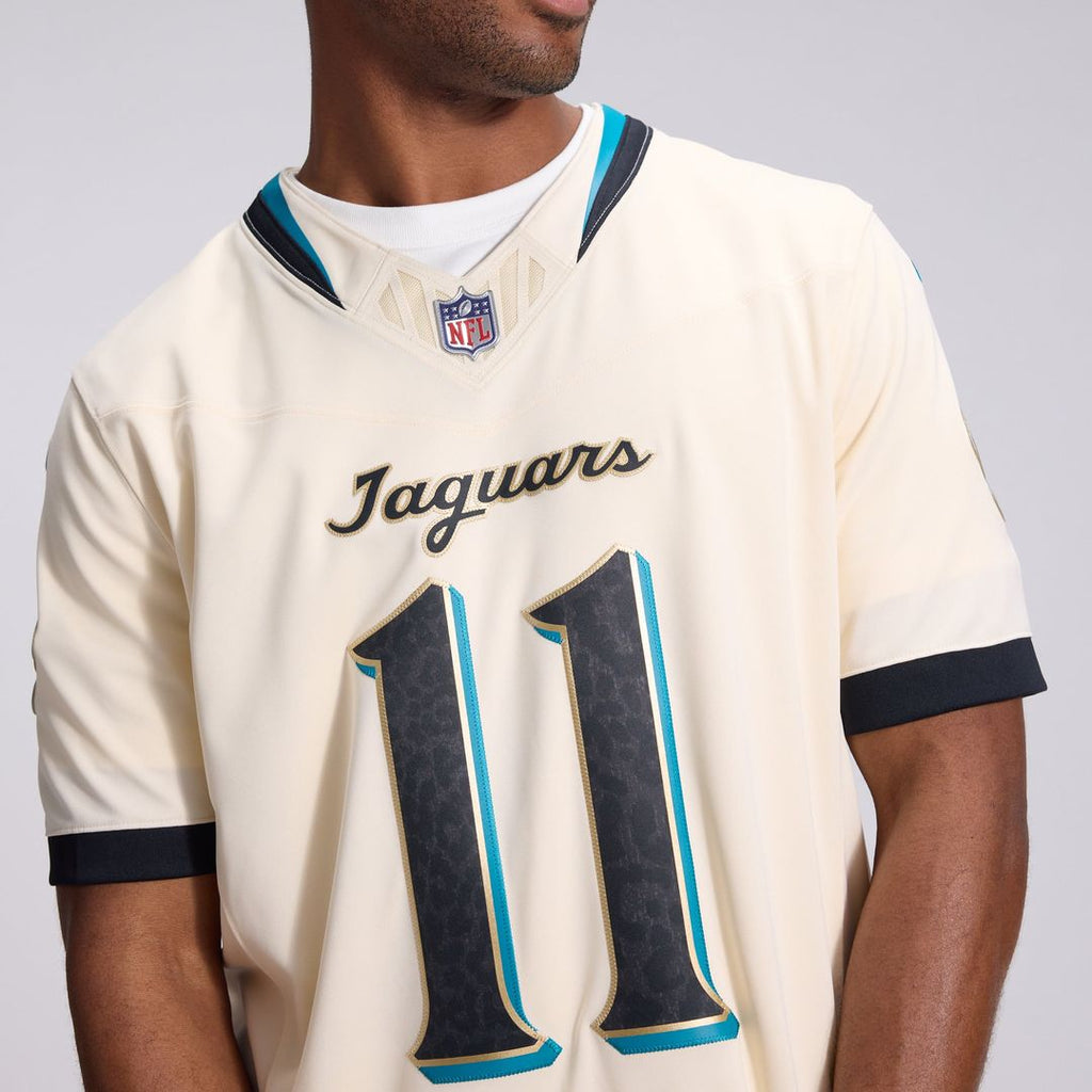 Jacksonville Jaguars Parker Washington Nike 2026 Rivalries Collection Stitched Limited Jersey - Natural
