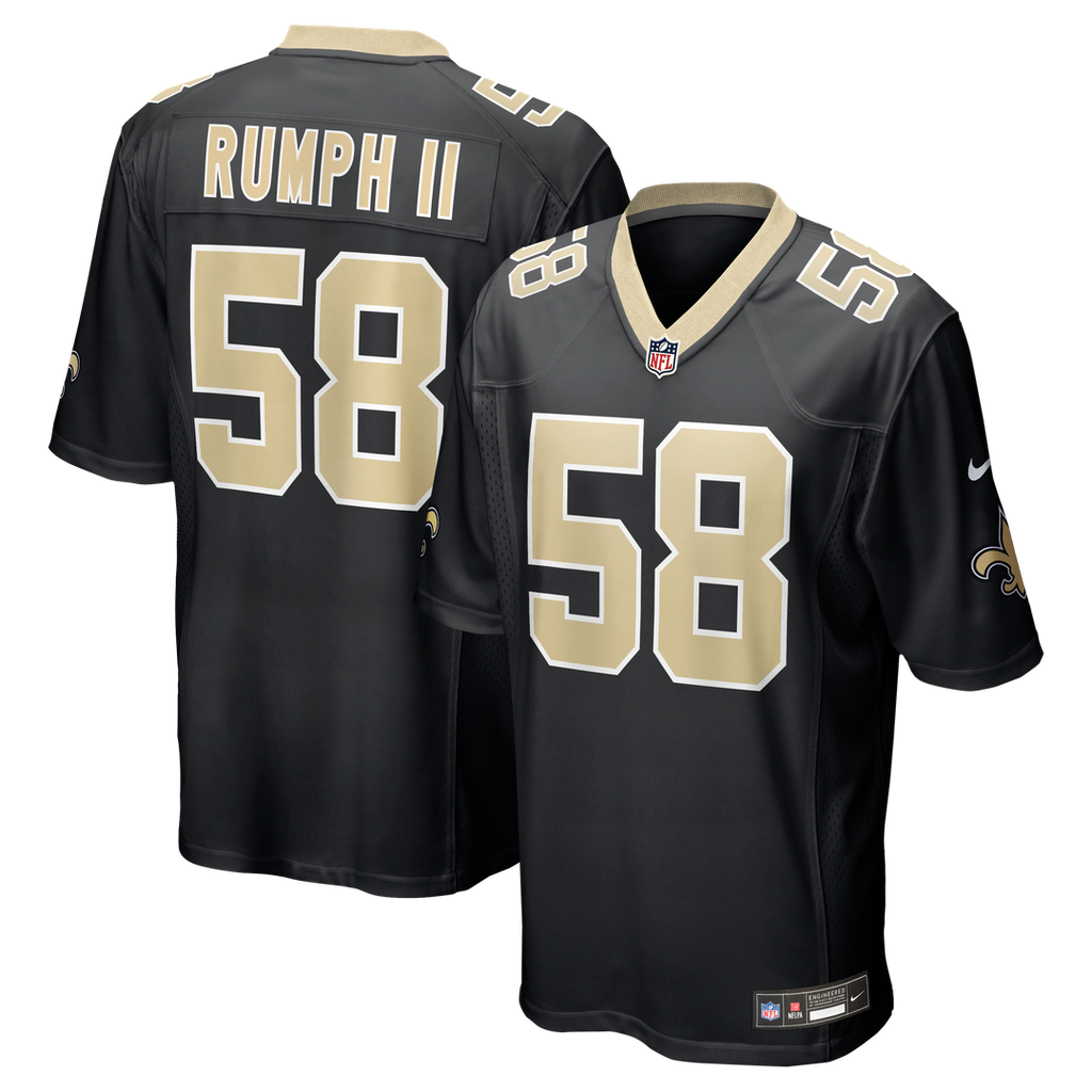 New Orleans Saints Chris Rumph II Nike Team Game Jersey - Black