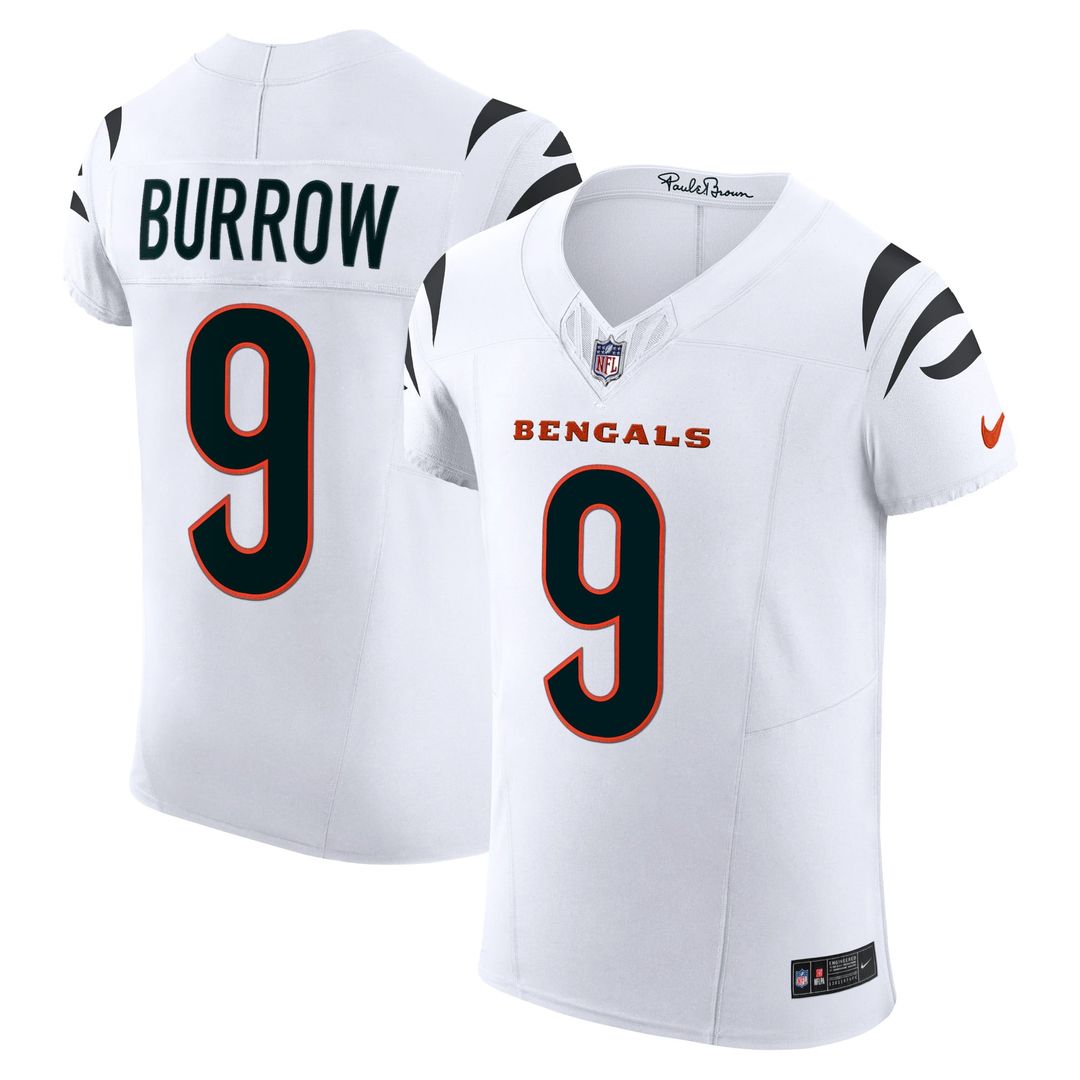 Cincinnati Bengals Joe Burrow Nike Vapor F.U.S.E. Elite Jersey - White
