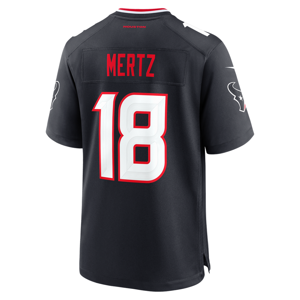 Houston Texans Graham Mertz Nike Team Game Jersey - Navy