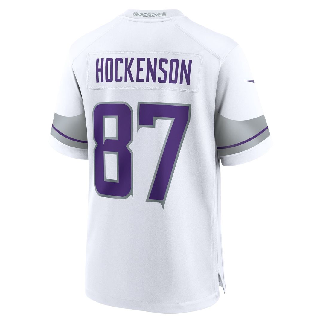 Minnesota Vikings T.J. Hockenson Nike Alternate Game Player Jersey - White