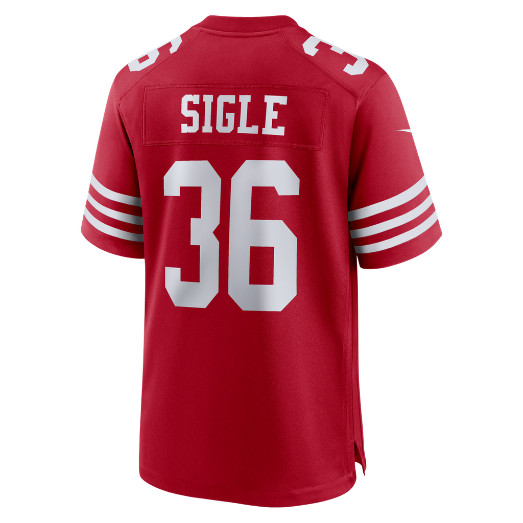 San Francisco 49ers Marques Sigle Nike Team Game Jersey - Scarlet