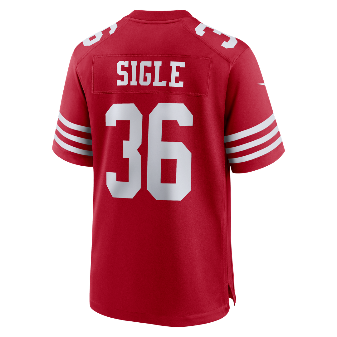 San Francisco 49ers Marques Sigle Nike Team Game Jersey - Scarlet