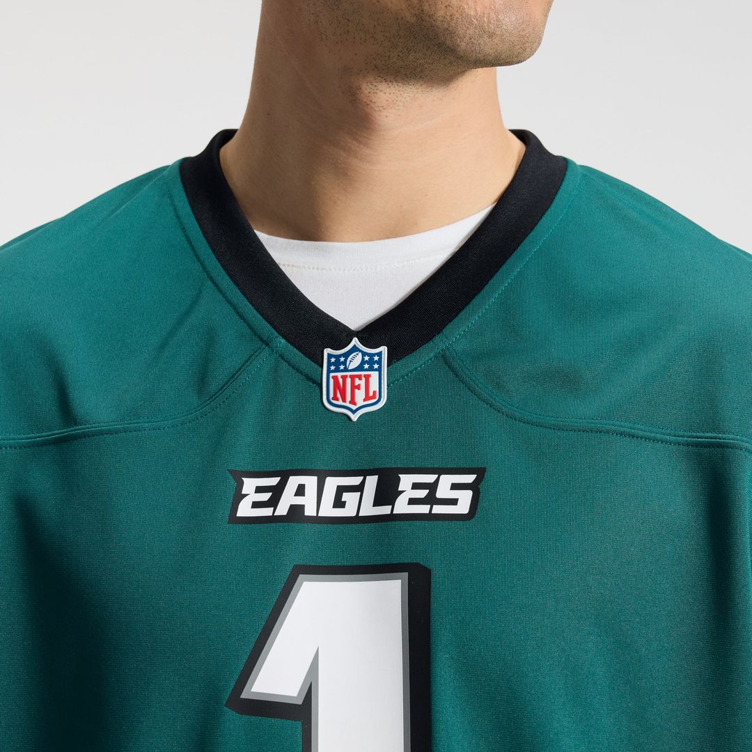 Philadelphia Eagles Jalen Hurts Nike Team Game Jersey - Midnight Green