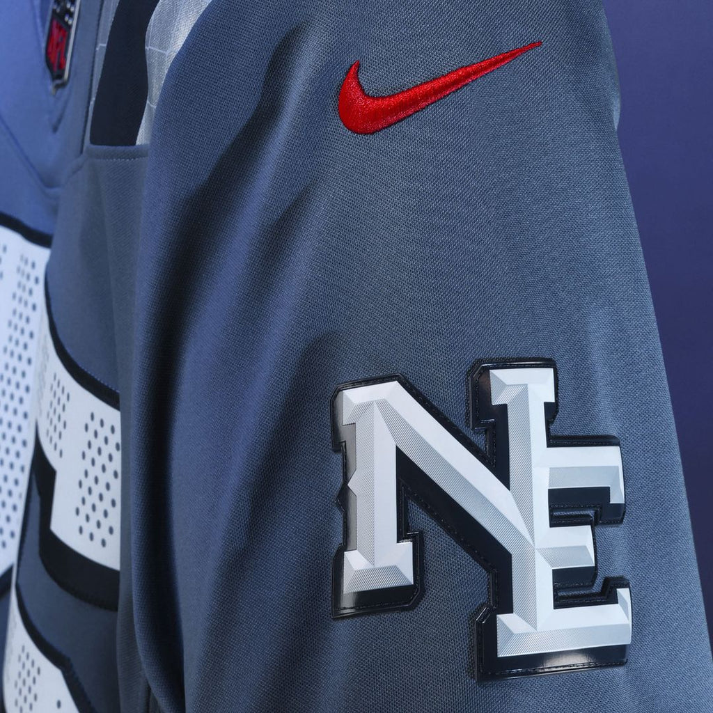 New England Patriots Hunter Henry Nike Rivalries Collection Stitched Limited Jersey - Blue