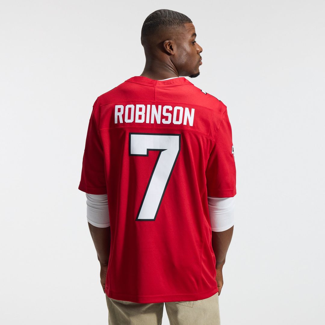 Atlanta Falcons Bijan Robinson Nike Alternate Throwback Vapor F.U.S.E. Stitched Limited Jersey - Black