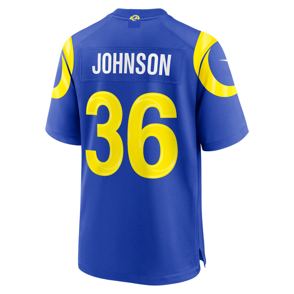 Los Angeles Rams Alex Johnson Nike Team Game Jersey - Royal