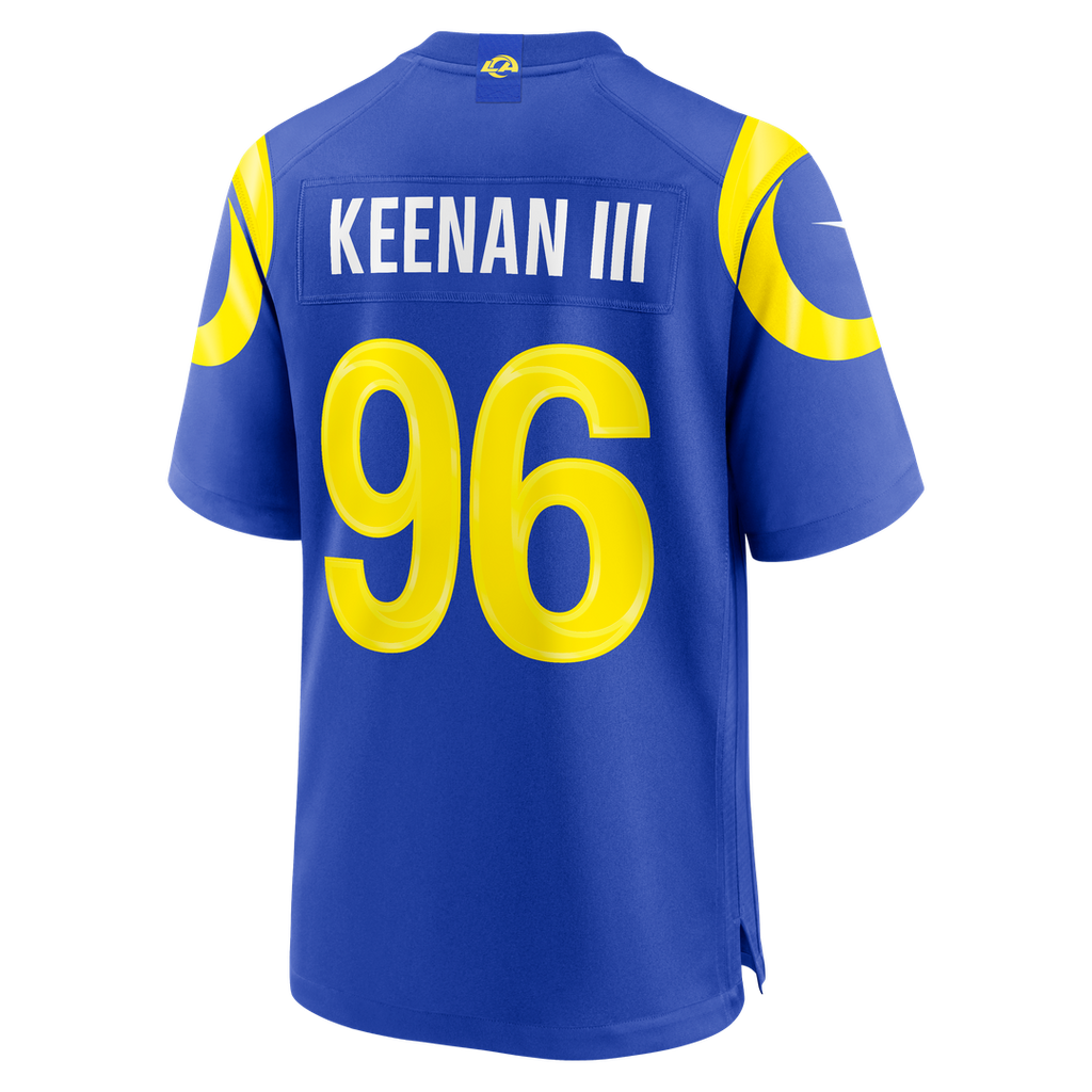 Los Angeles Rams Tim Keenan III Nike Team Game Jersey - Royal