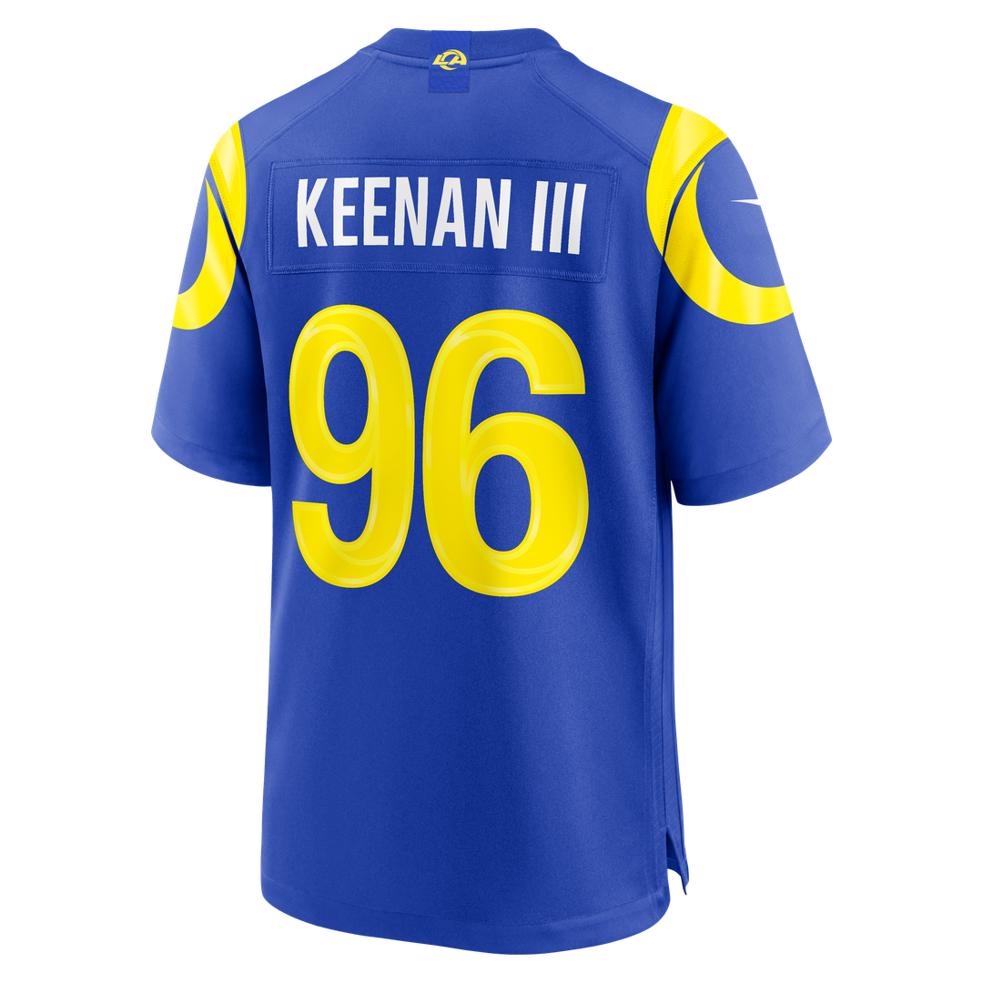 Los Angeles Rams Tim Keenan III Nike Team Game Jersey - Royal