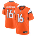 Denver Broncos Jeremy Crawshaw Nike Team Game Jersey - Orange