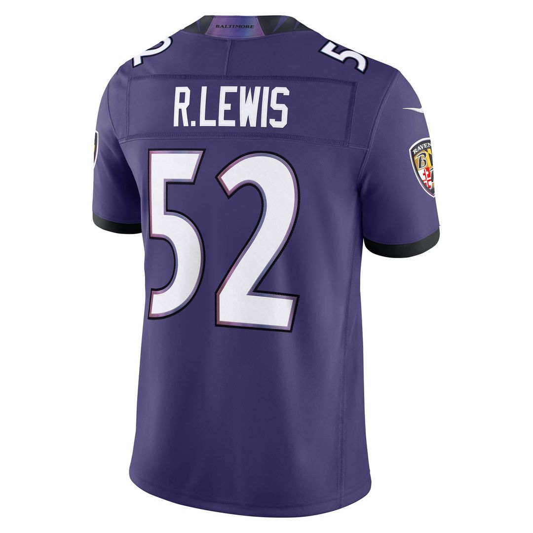 Baltimore Ravens Ray Lewis Nike Alternate Vapor F.U.S.E. Stitched Retired Player Limited Jersey - Black