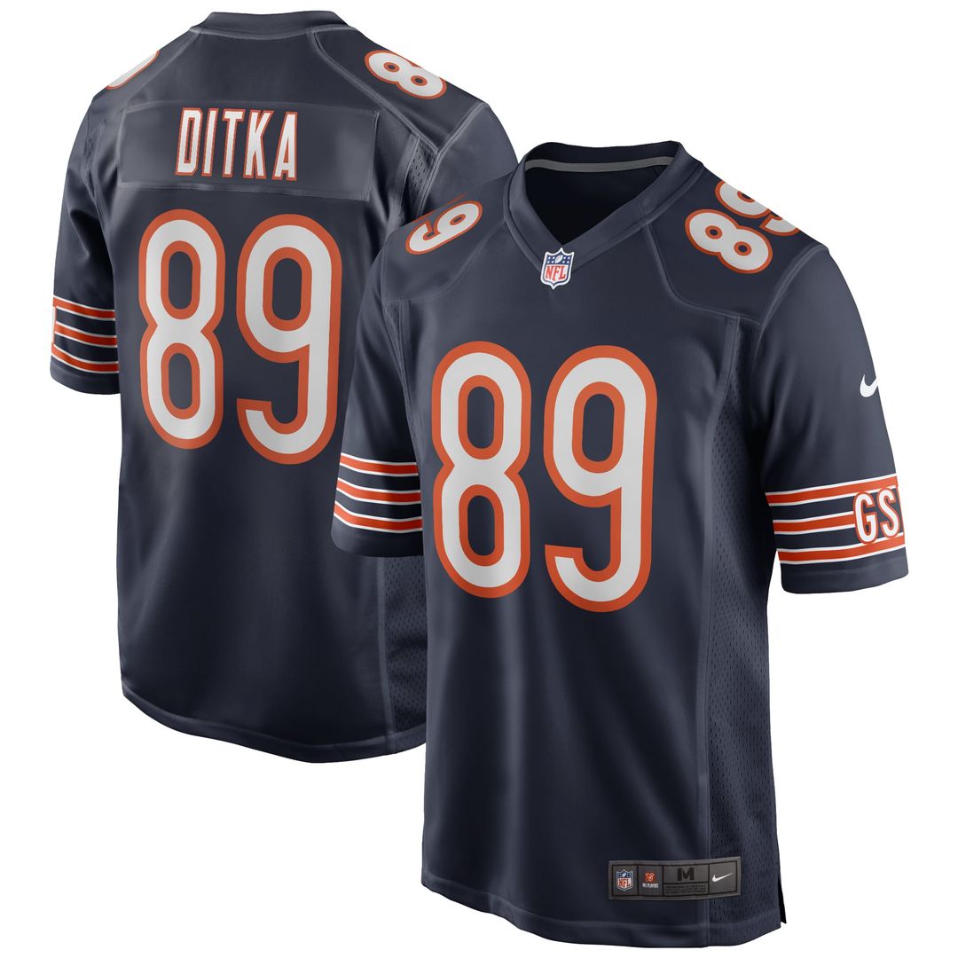Chicago Bears Mike Ditka Nike Retired Player Game Jersey - White