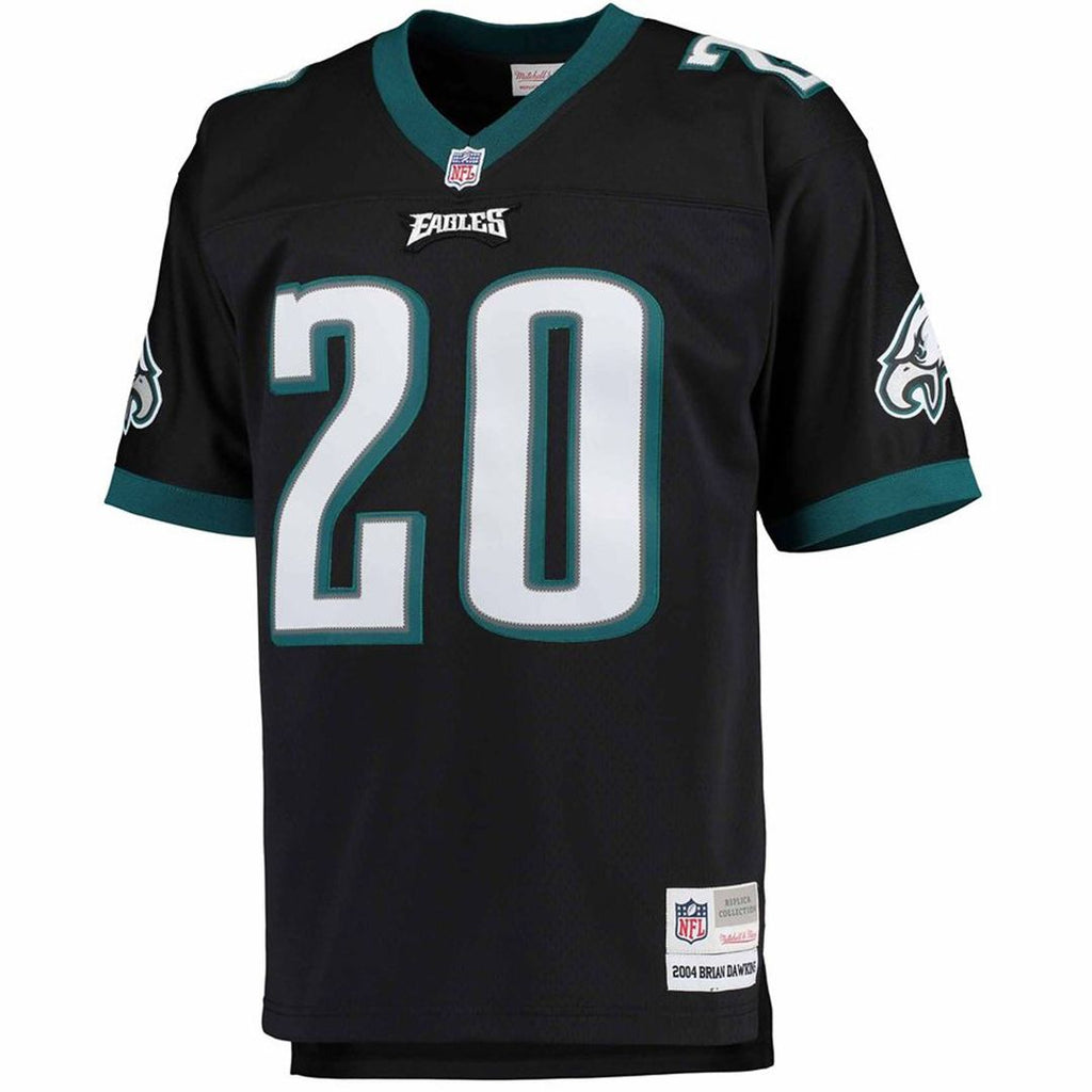 Philadelphia Eagles Brian Dawkins Mitchell & Ness Big & Tall 2004 Retired Player Replica Jersey - Black