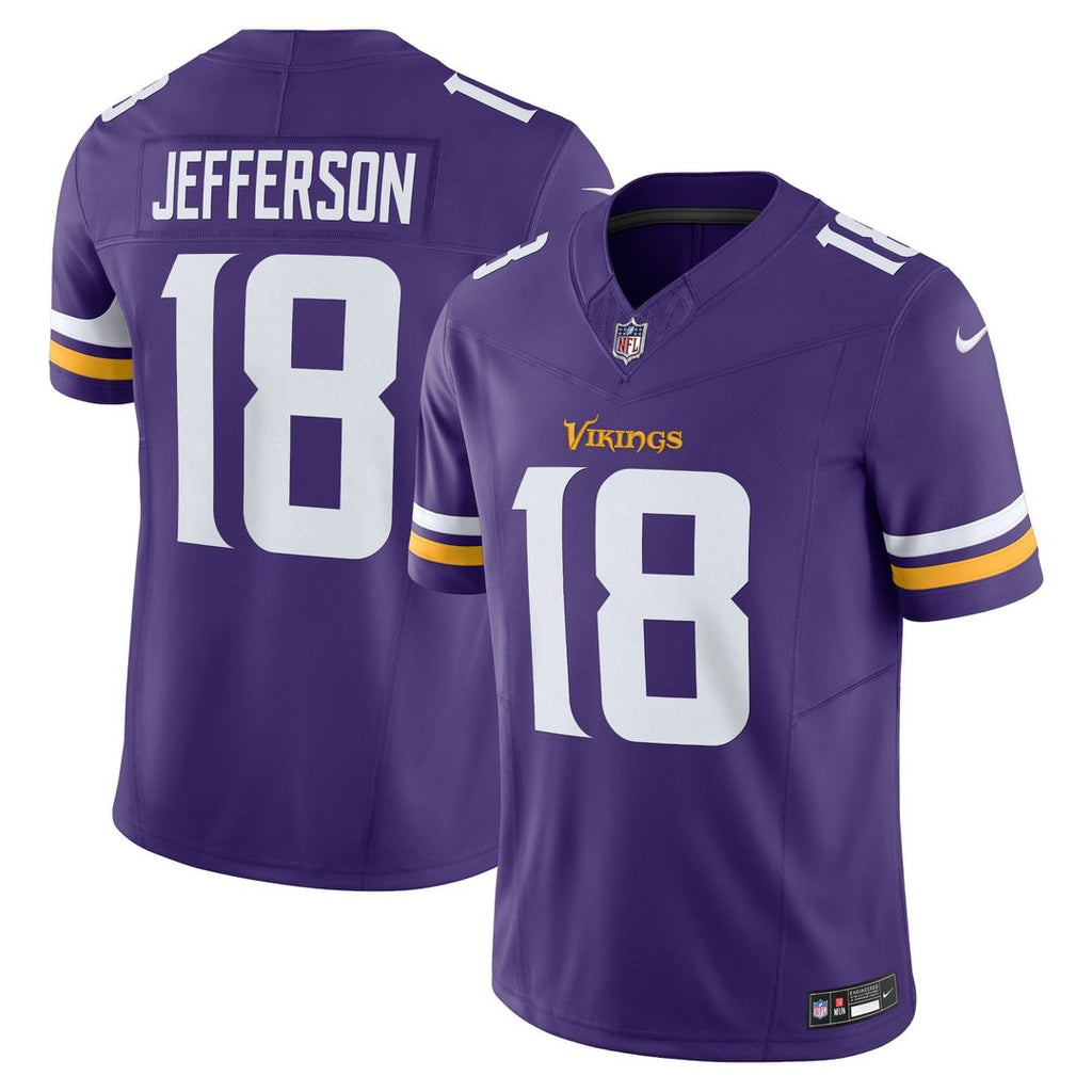 Minnesota Vikings Justin Jefferson Nike Vapor F.U.S.E. Limited Jersey - Purple