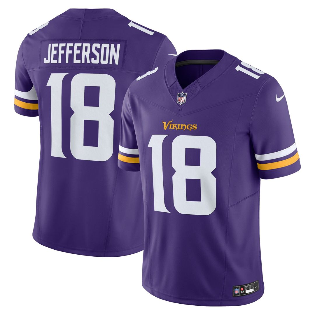 Minnesota Vikings Justin Jefferson Nike Vapor F.U.S.E. Limited Jersey - Purple