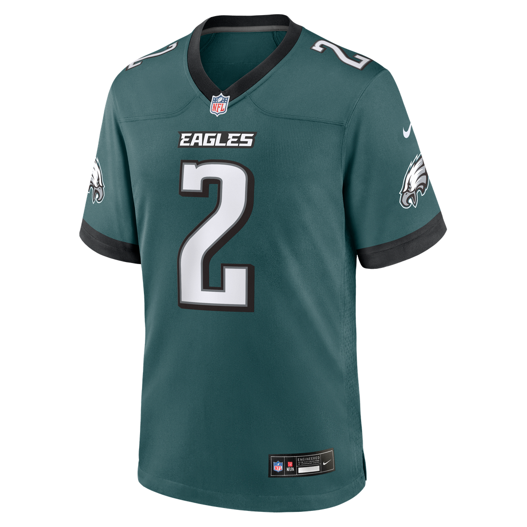 Philadelphia Eagles Tariq Woolen Nike Team Game Jersey - Midnight Green
