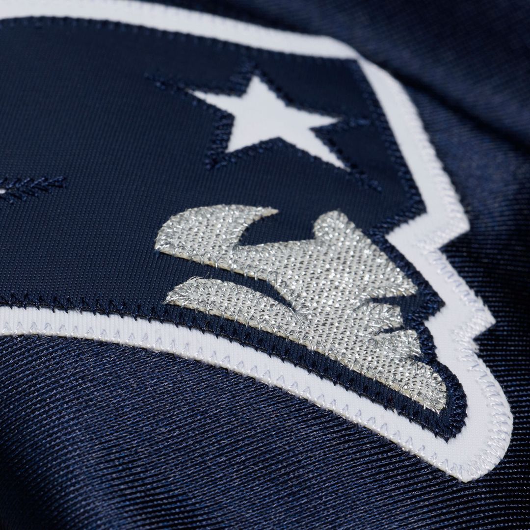 New England Patriots Tom Brady Mitchell & Ness Super Bowl XXXVI Authentic Throwback Jersey - Navy