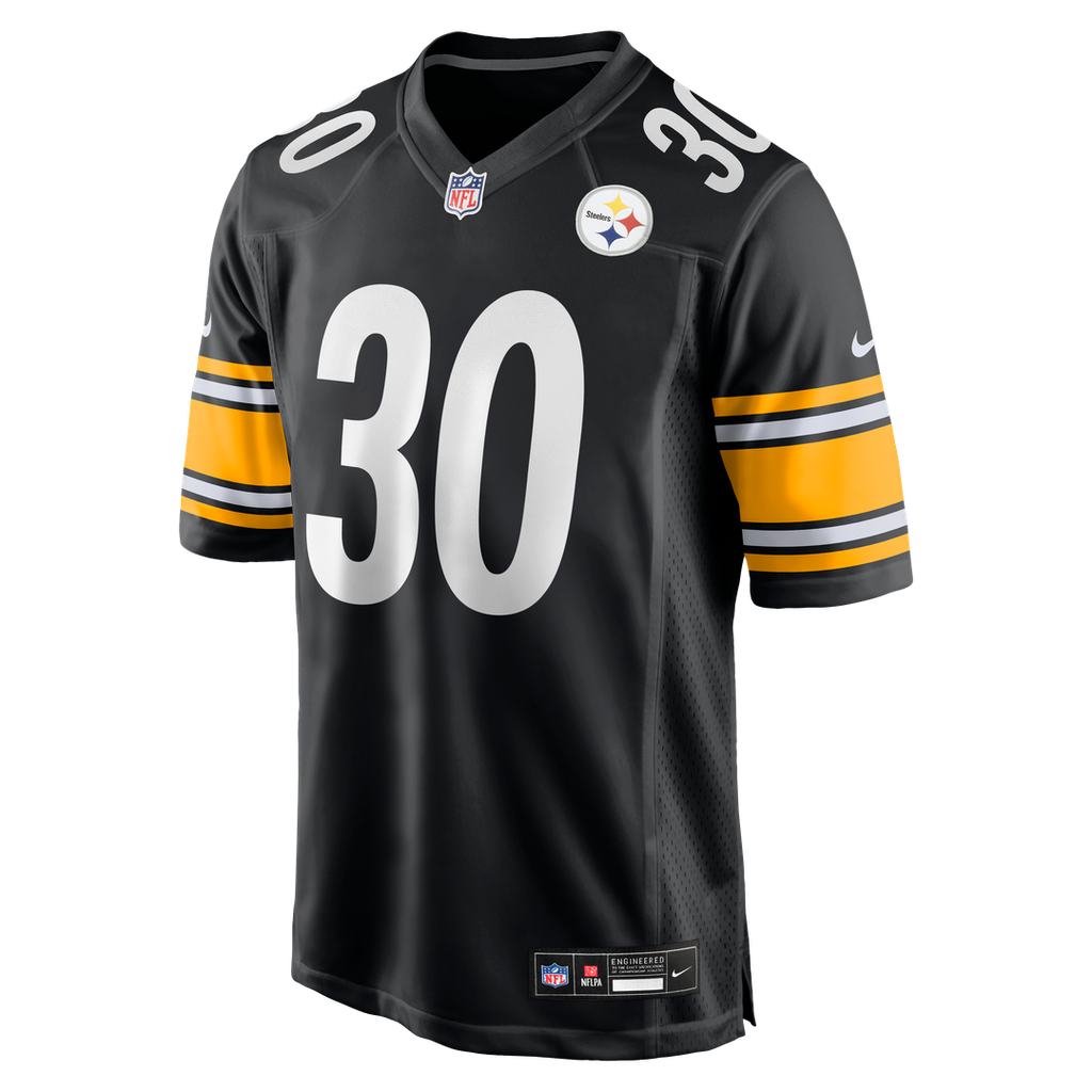 Pittsburgh Steelers Jaylen Warren Nike Game Player Jersey - Black