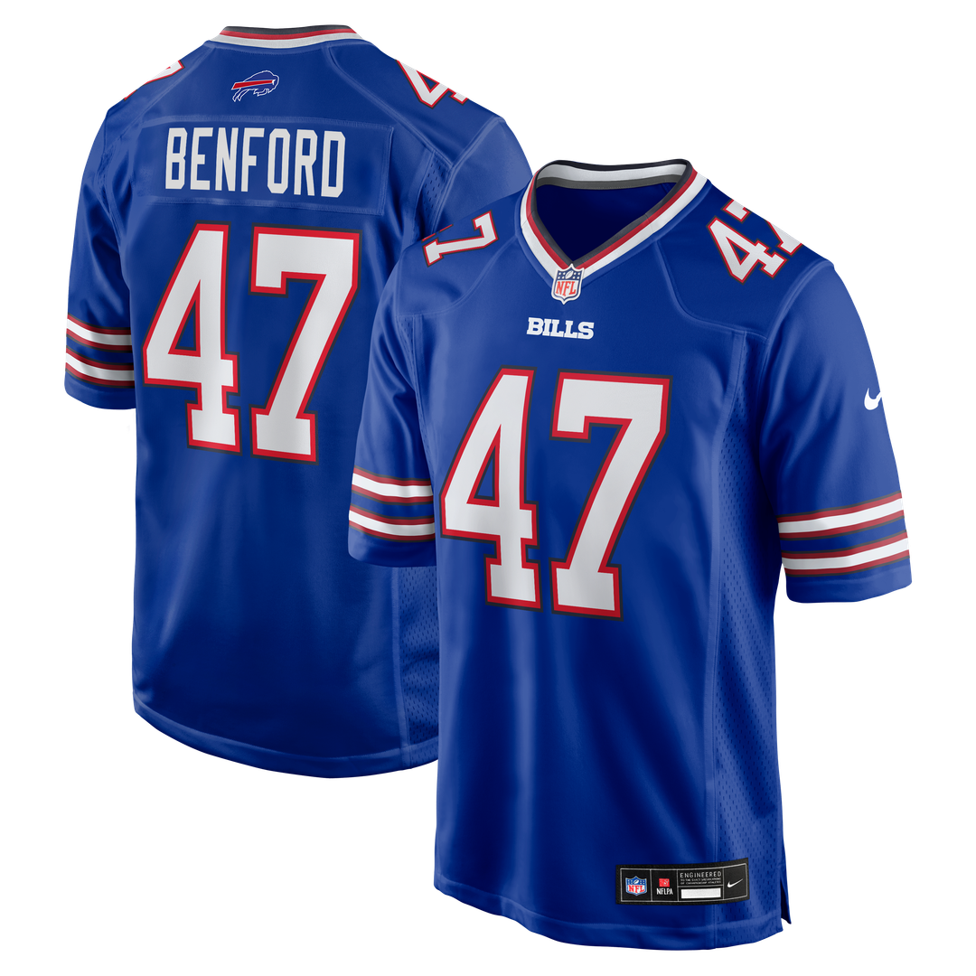 Buffalo Bills Christian Benford Nike Game Jersey - Royal