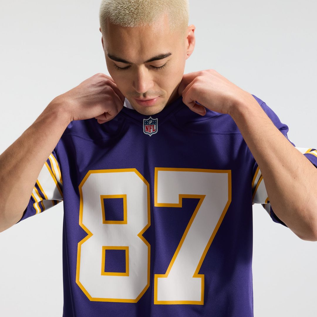 Minnesota Vikings T.J. Hockenson Nike Classic Player Game Jersey - Purple