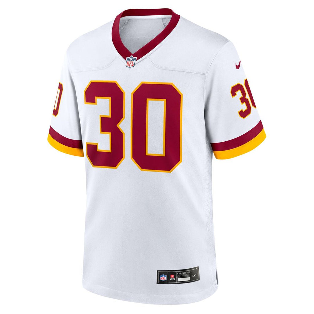 Washington Commanders Austin Ekeler Nike Game Super Bowl Era Jersey - White