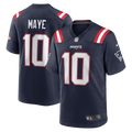 New England Patriots Drake Maye Nike Player Game Jersey - Navy