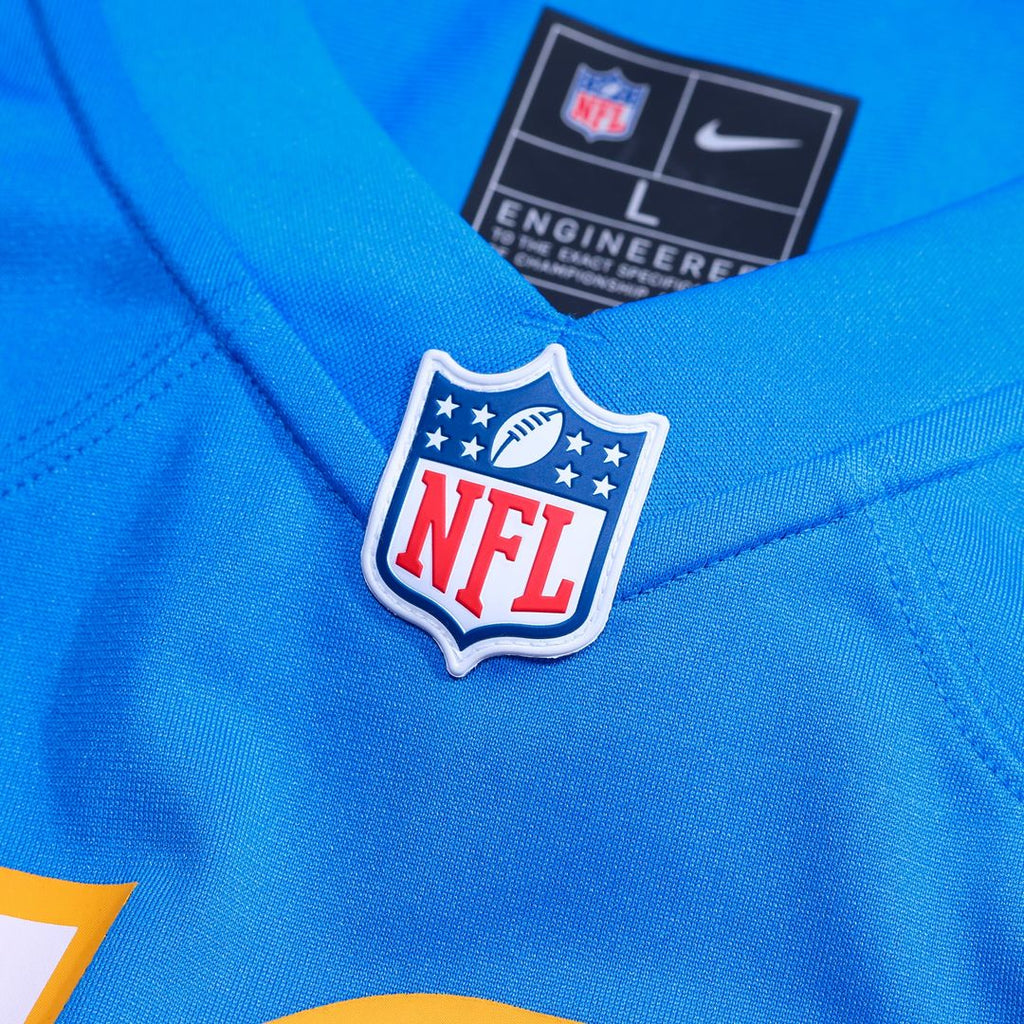 Los Angeles Chargers Isas Waxter Nike Team Game Jersey - Powder Blue