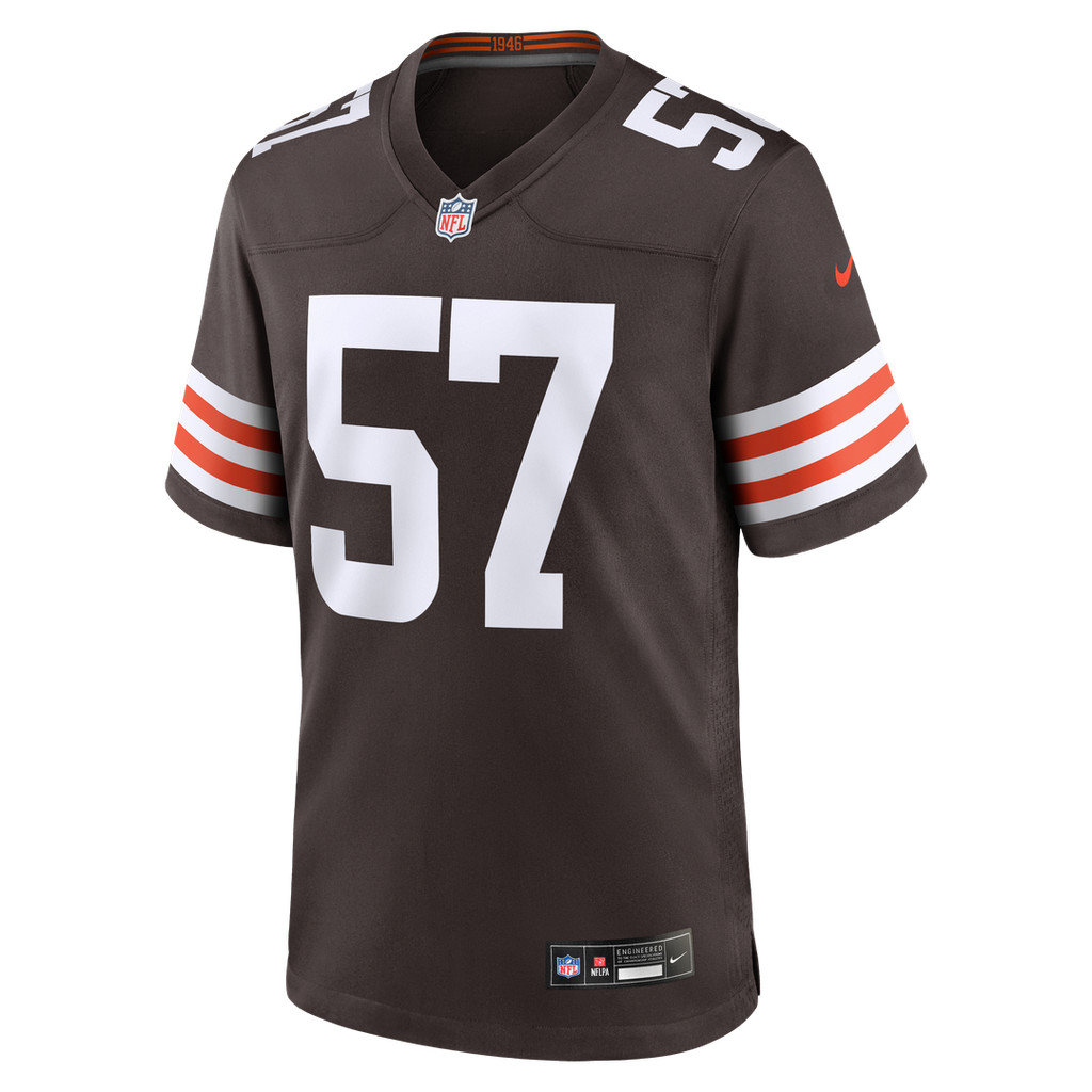 Cleveland Browns Clay Matthews Nike Game Retired Player Jersey - Brown