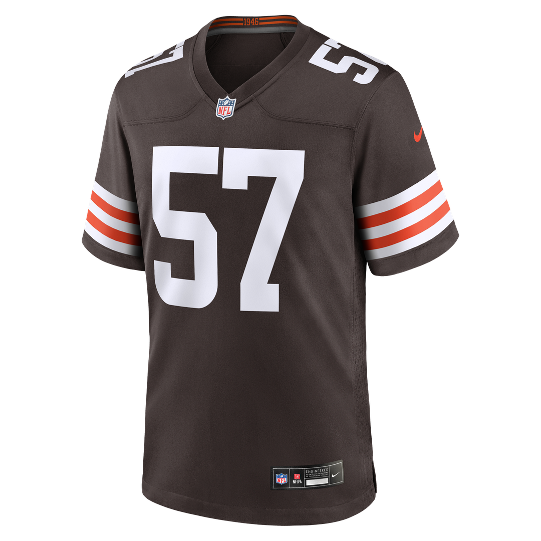 Cleveland Browns Clay Matthews Nike Game Retired Player Jersey - Brown