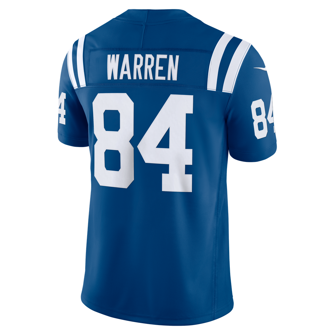 Indianapolis Colts Tyler Warren Nike Vapor F.U.S.E. Stitched Limited Jersey - White