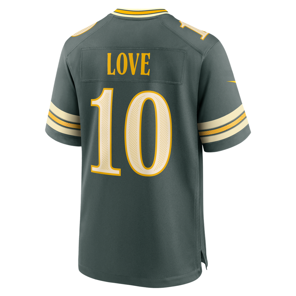 Green Bay Packers Jordan Love Nike 2026 Rivalries Collection Game Jersey - Green