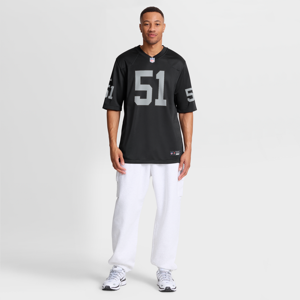 Las Vegas Raiders Malcolm Koonce Nike Game Jersey - Black
