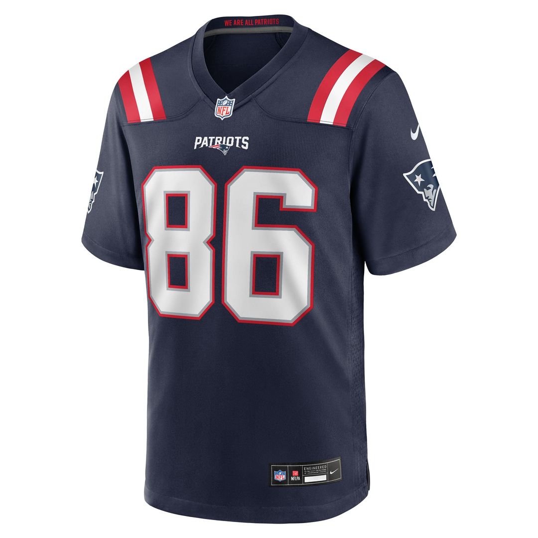 New England Patriots Efton Chism III Nike Team Game Jersey - Navy