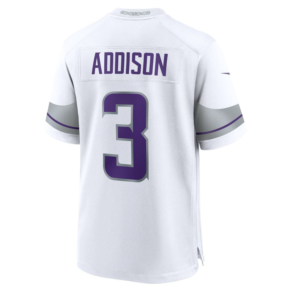 Minnesota Vikings Jordan Addison Nike Alternate Game Player Jersey - White