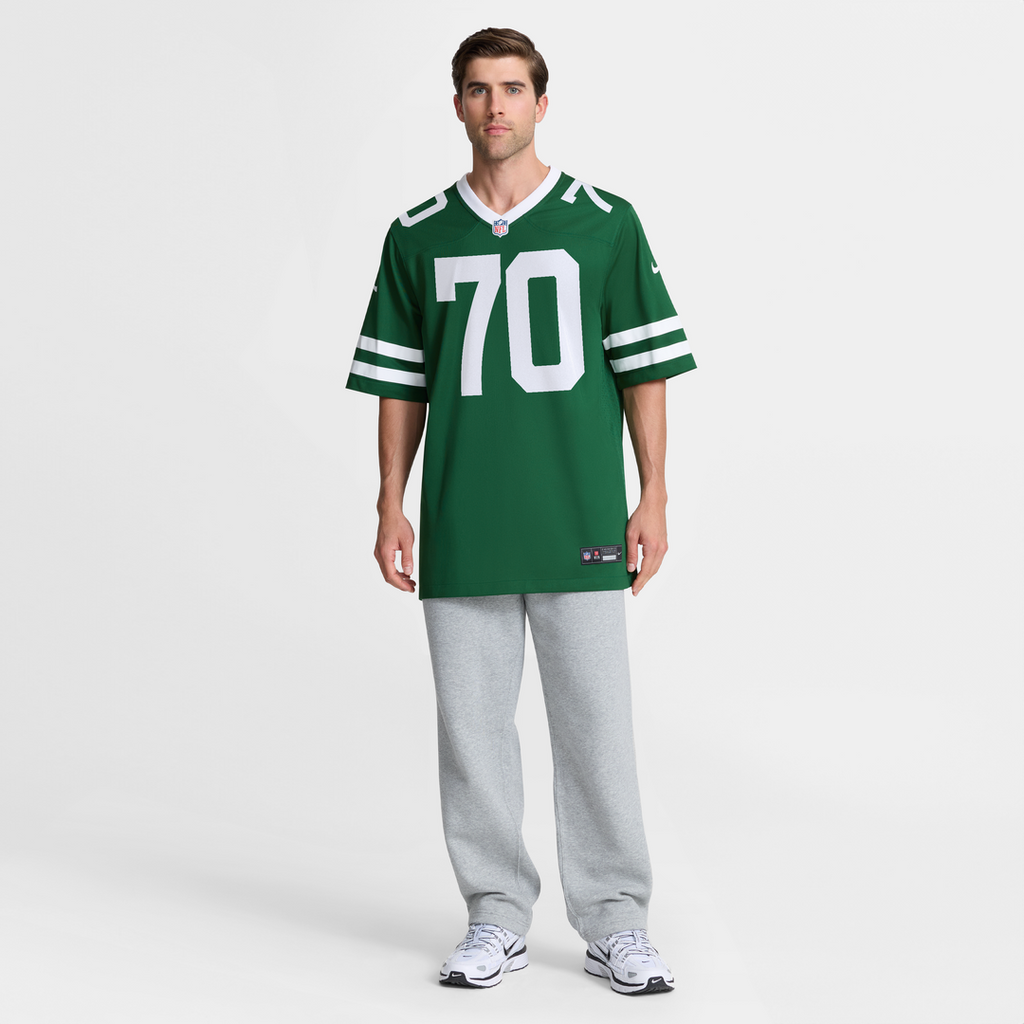 New York Jets Armand Membou Nike Team Game Jersey - Green
