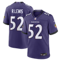 Baltimore Ravens Ray Lewis Nike Team Retired Player Game Jersey - Purple