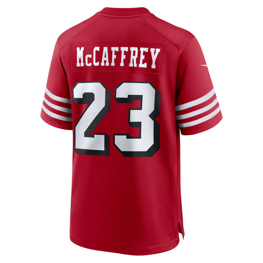 San Francisco 49ers Christian McCaffrey Nike Alternate Game Player Jersey - Scarlet