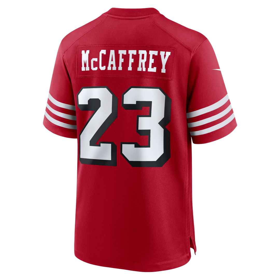 San Francisco 49ers Christian McCaffrey Nike Alternate Game Player Jersey - Scarlet