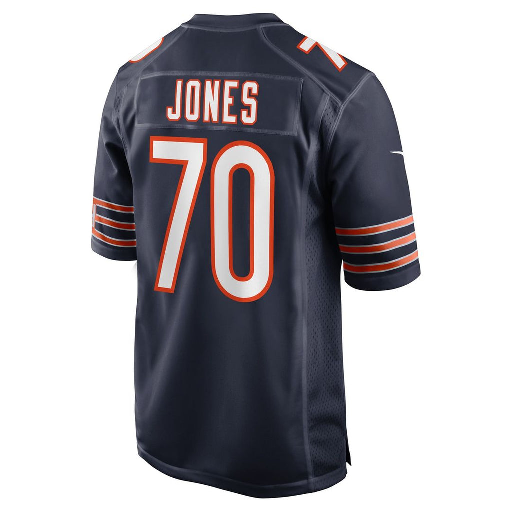 Chicago Bears Braxton Jones Nike Game Player Jersey - Navy